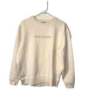 For Others Cream Sweatshirt Size Large